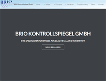Tablet Screenshot of brio-spiegel.de